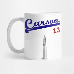 Carson 13 Jersey Style Mug